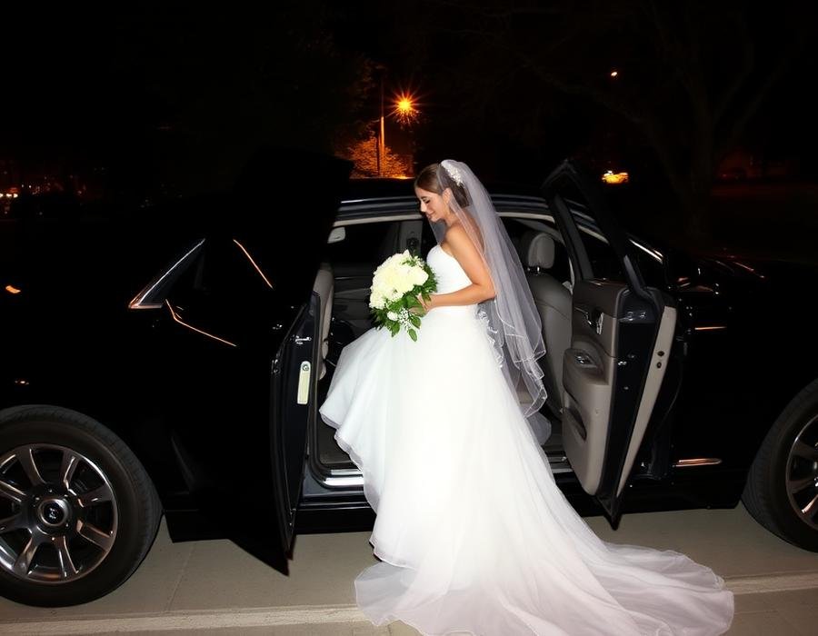 Luxury vehicle prepared for a wedding party — wedding car and limousine service in Lithonia, GA